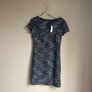 Banana Republic Boucle Dress _ Navy